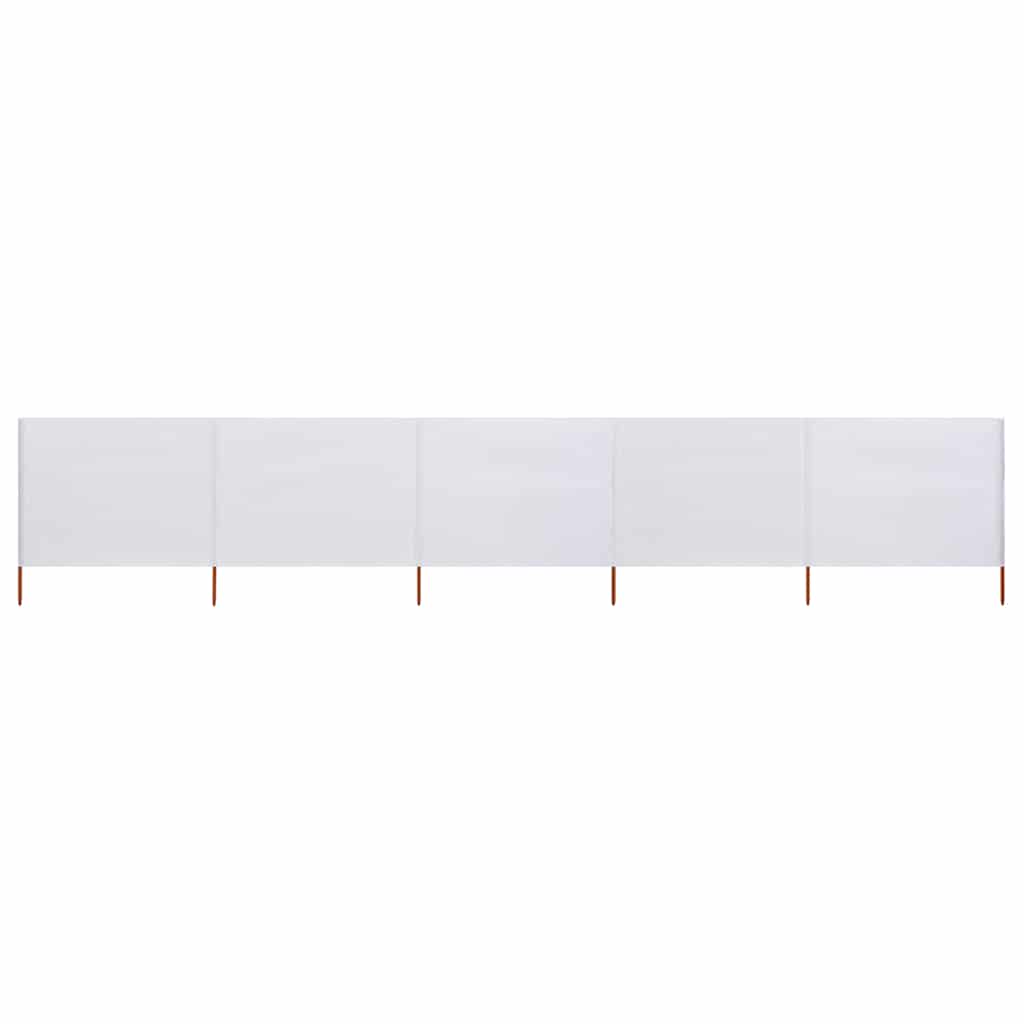 vidaXL Windscreen 3-panel 400x120 cm fabric green