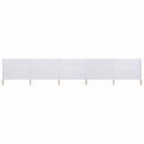 vidaXL Windscreen 3-panel 400x120 cm fabric green