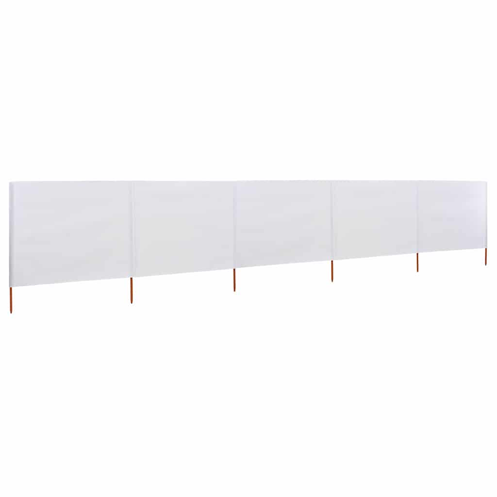 vidaXL Windscreen 3-panel 400x120 cm fabric green
