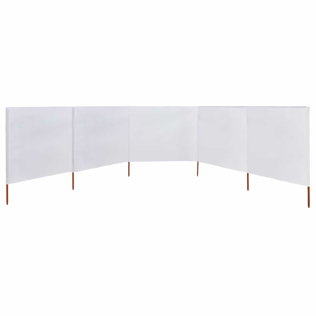 vidaXL Windscreen 3-panel 400x120 cm fabric green