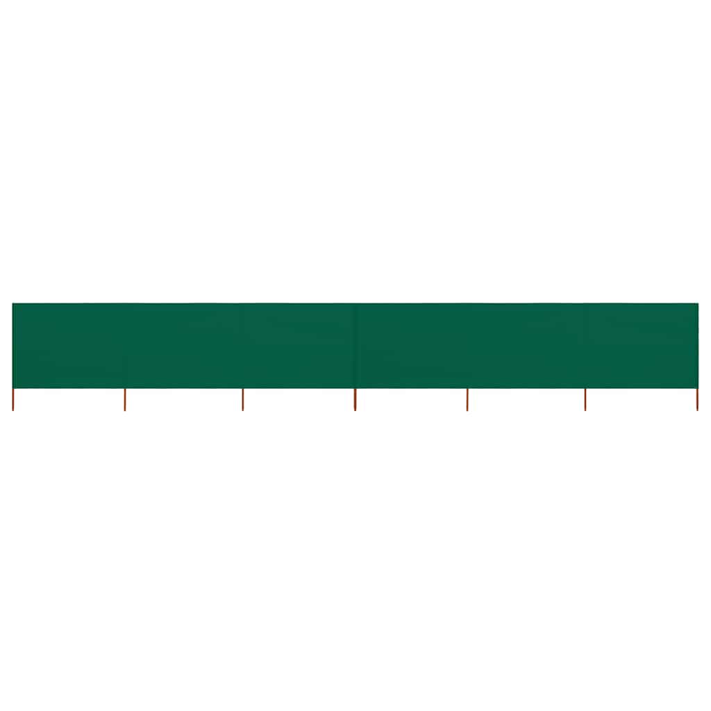 vidaXL Windscreen 3-panel 400x120 cm fabric green