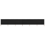 vidaXL Windscreen 3-panel 400x120 cm fabric green