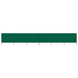 vidaXL Windscreen 3-panel 400x120 cm fabric green