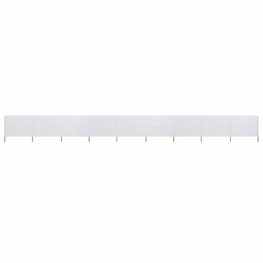 vidaXL Windscreen 3-panel 400x120 cm fabric green