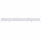 vidaXL Windscreen 3-panel 400x120 cm fabric green