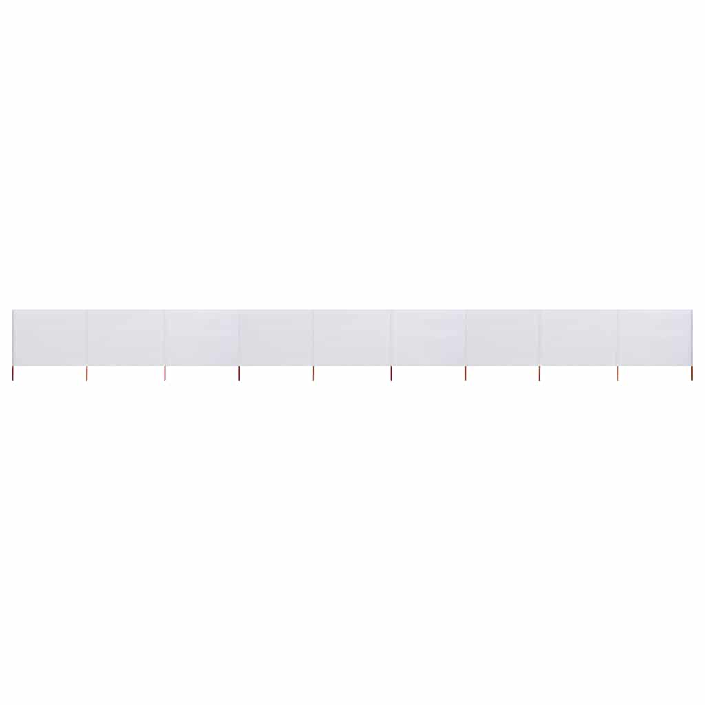 vidaXL Windscreen 3-panel 400x120 cm fabric green