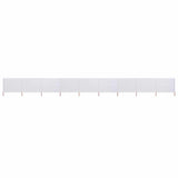vidaXL Windscreen 3-panel 400x120 cm fabric green