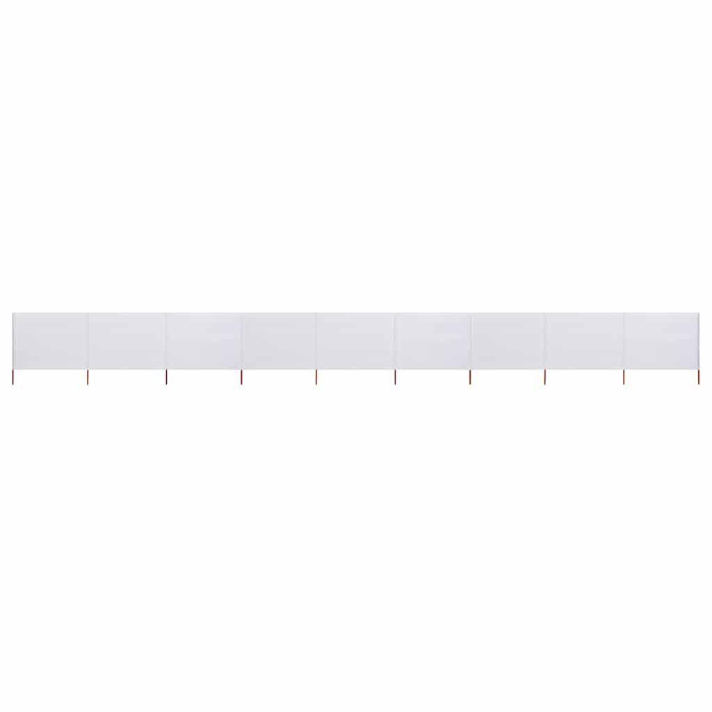 vidaXL Windscreen 3-panel 400x120 cm fabric green