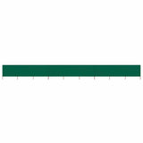 vidaXL Windscreen 3-panel 400x120 cm fabric green