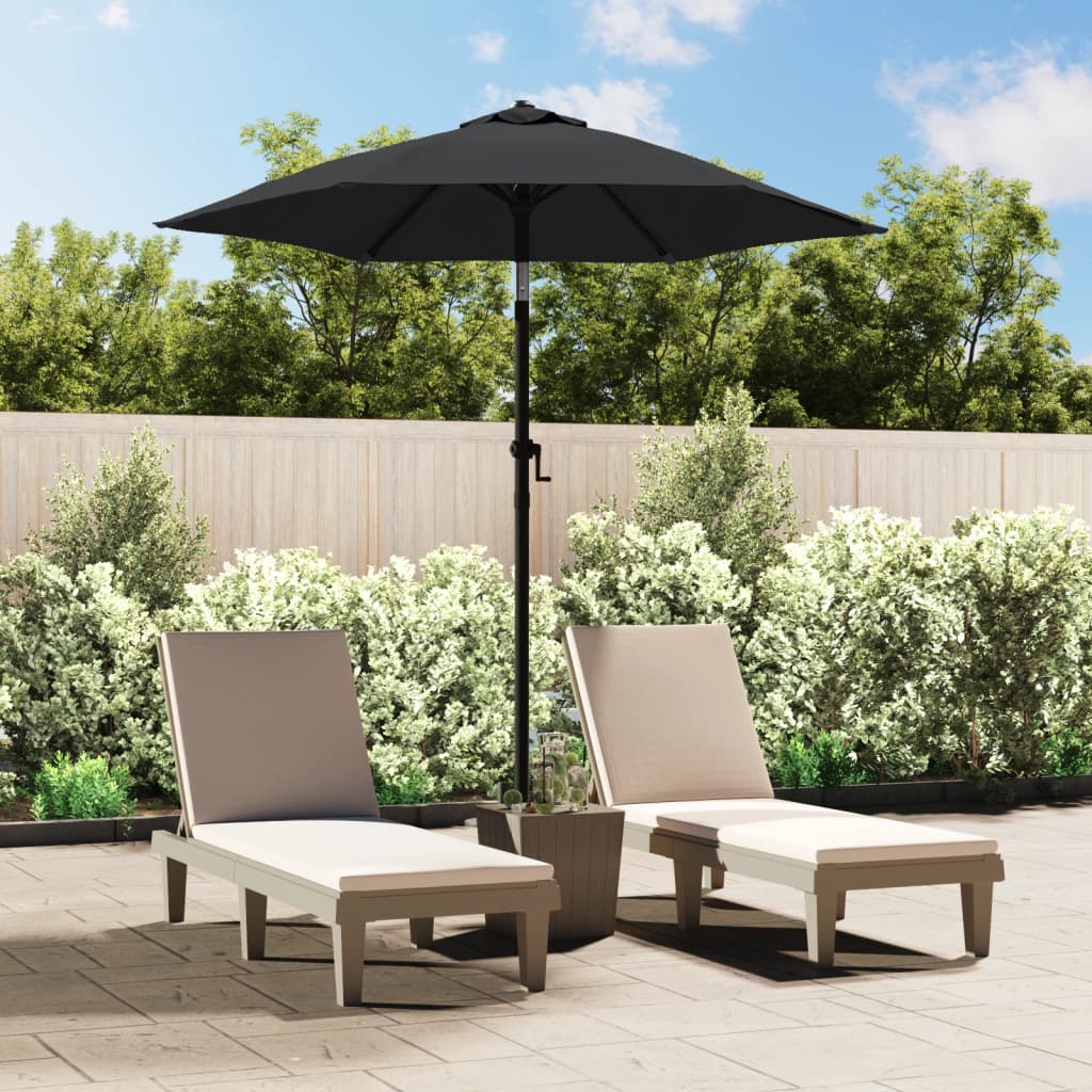 vidaXL Parasol 200x224 cm aluminium zandwit