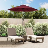vidaXL Parasol 200x224 cm aluminium zandwit