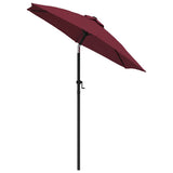 vidaXL Parasol 200x224 cm aluminium zandwit
