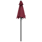 vidaXL Parasol 200x224 cm aluminium zandwit
