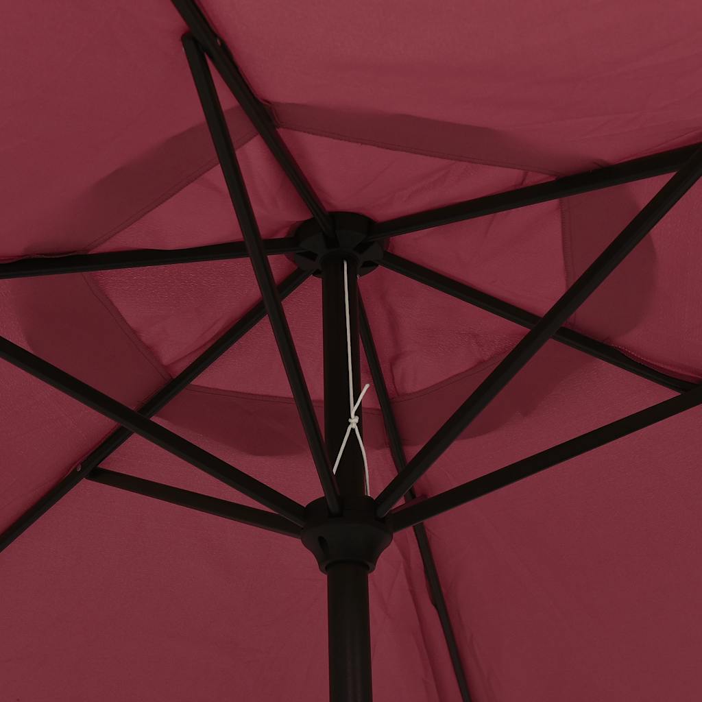 vidaXL Parasol 200x224 cm aluminium zandwit