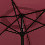 vidaXL Parasol 200x224 cm aluminium zandwit