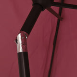 vidaXL Parasol 200x224 cm aluminium zandwit