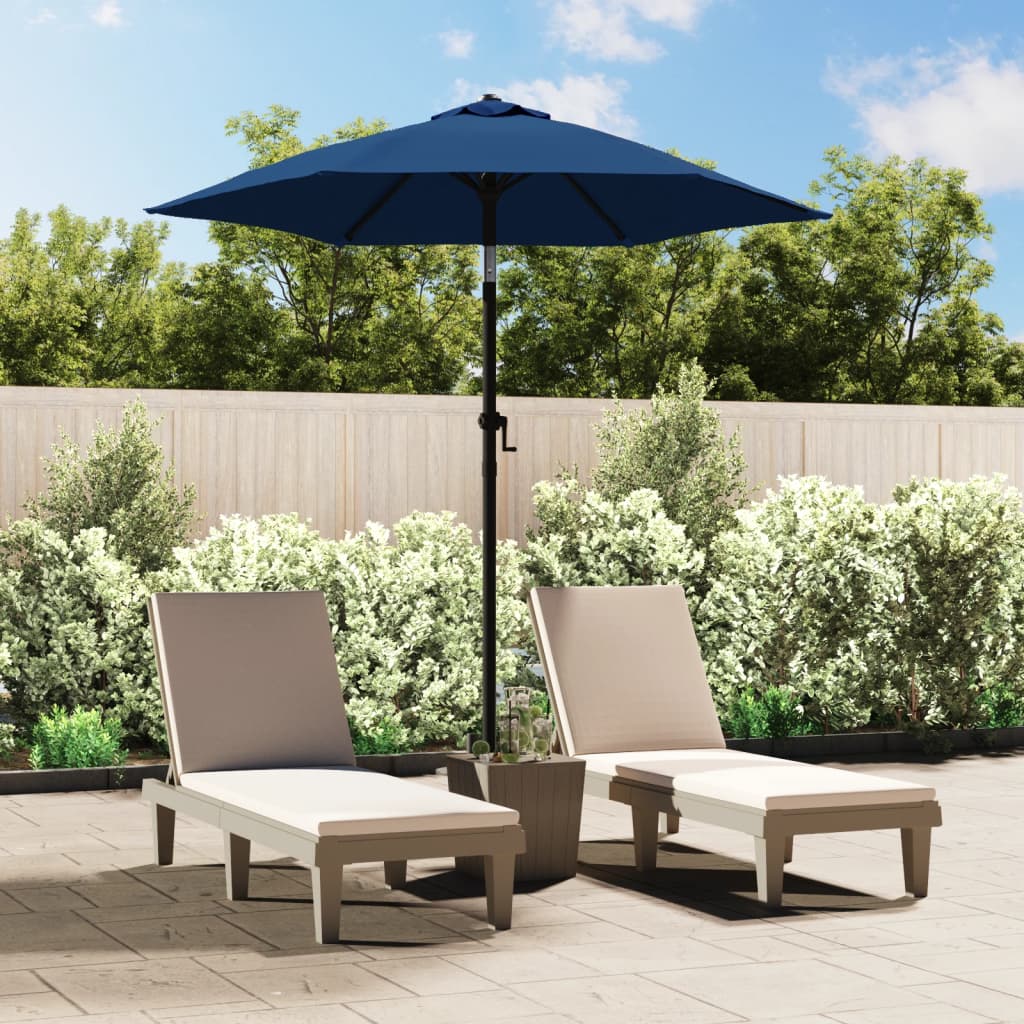 vidaXL Parasol 200x224 cm aluminium zandwit