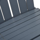 vidaXL Stoel Adirondack dubbel hout grijs