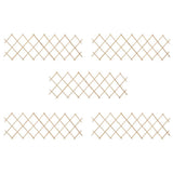 vidaXL Garden Trellises 5 pcs 180x30 cm spruce wood