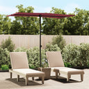 vidaXL Parasol met aluminium paal 180x110 cm groen
