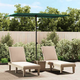 vidaXL Parasol met aluminium paal 180x110 cm groen