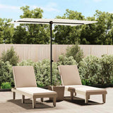 vidaXL Parasol met aluminium paal 180x110 cm groen