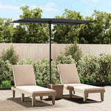 vidaXL Parasol met aluminium paal 180x110 cm groen