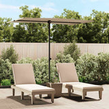 vidaXL Parasol met aluminium paal 180x110 cm groen