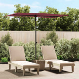 vidaXL Parasol met aluminium paal 180x110 cm groen