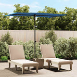 vidaXL Parasol met aluminium paal 180x110 cm groen