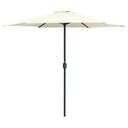 vidaXL Parasol met aluminium paal 270x246 cm groen