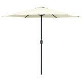 vidaXL Parasol met aluminium paal 270x246 cm groen