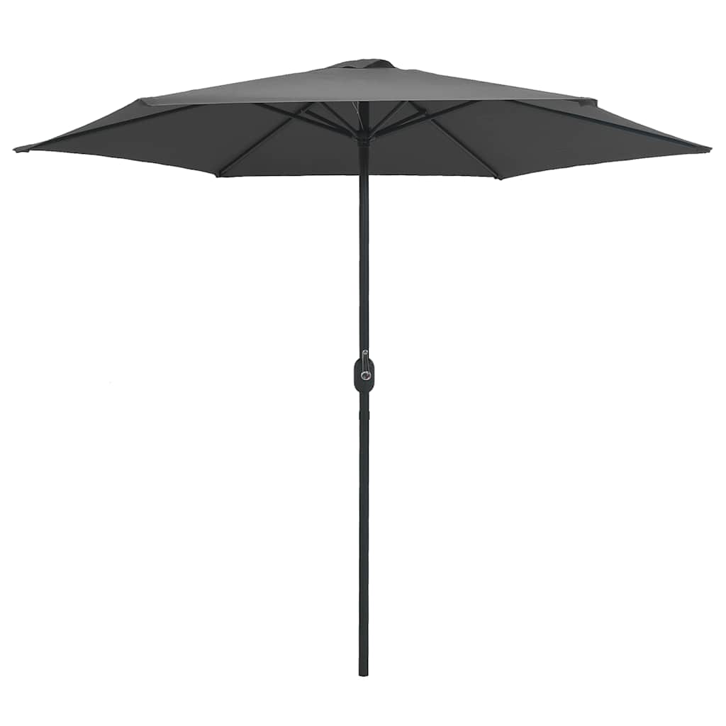vidaXL Parasol met aluminium paal 270x246 cm groen