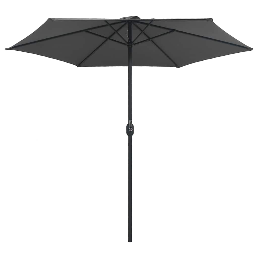 vidaXL Parasol met aluminium paal 270x246 cm groen