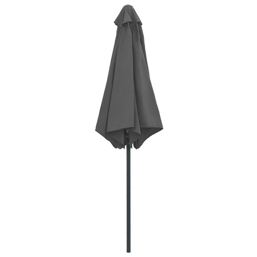 vidaXL Parasol met aluminium paal 270x246 cm groen
