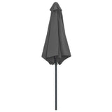 vidaXL Parasol met aluminium paal 270x246 cm groen