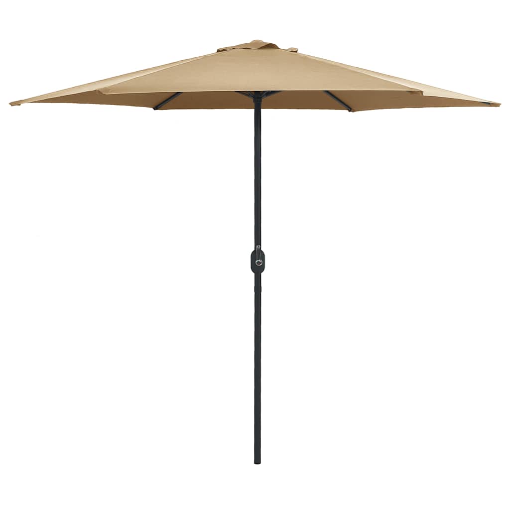 vidaXL Parasol met aluminium paal 270x246 cm groen