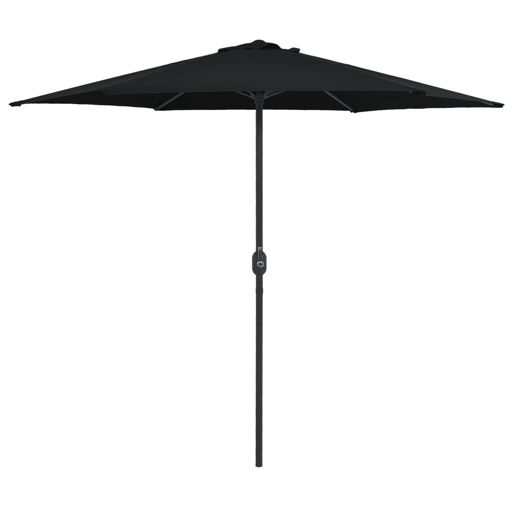 vidaXL Parasol met aluminium paal 270x246 cm groen