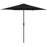 vidaXL Parasol met aluminium paal 270x246 cm groen