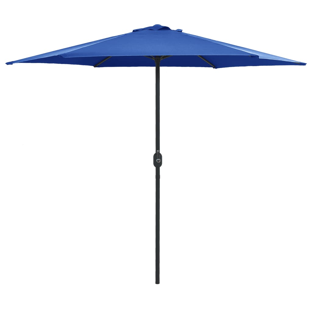 vidaXL Parasol met aluminium paal 270x246 cm groen