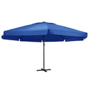 vidaXL Parasol Samos 500 cm aluminium wit
