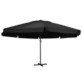 vidaXL Parasol Samos 500 cm aluminium wit