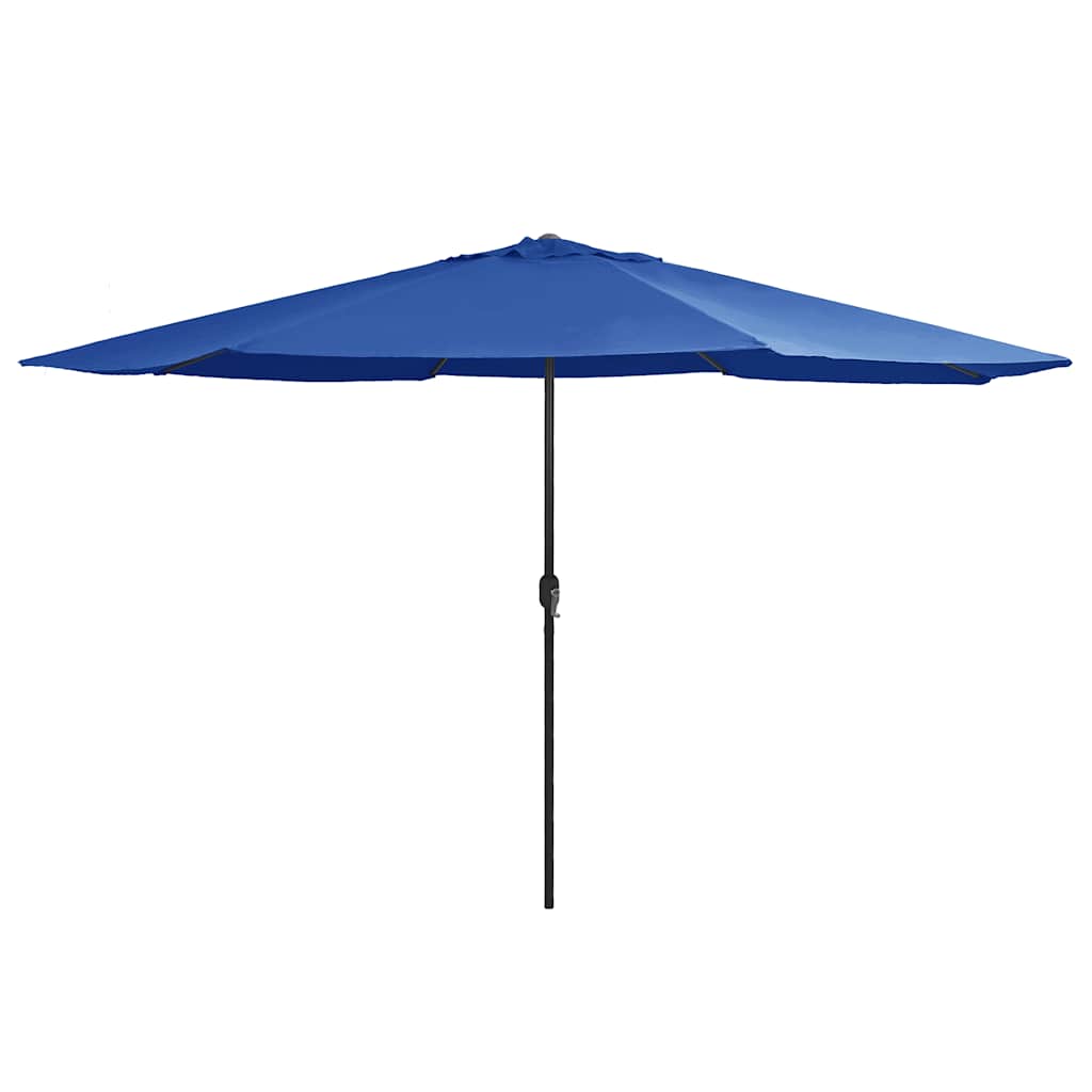 vidaXL Parasol with Metal Pole 390 cm Sand White