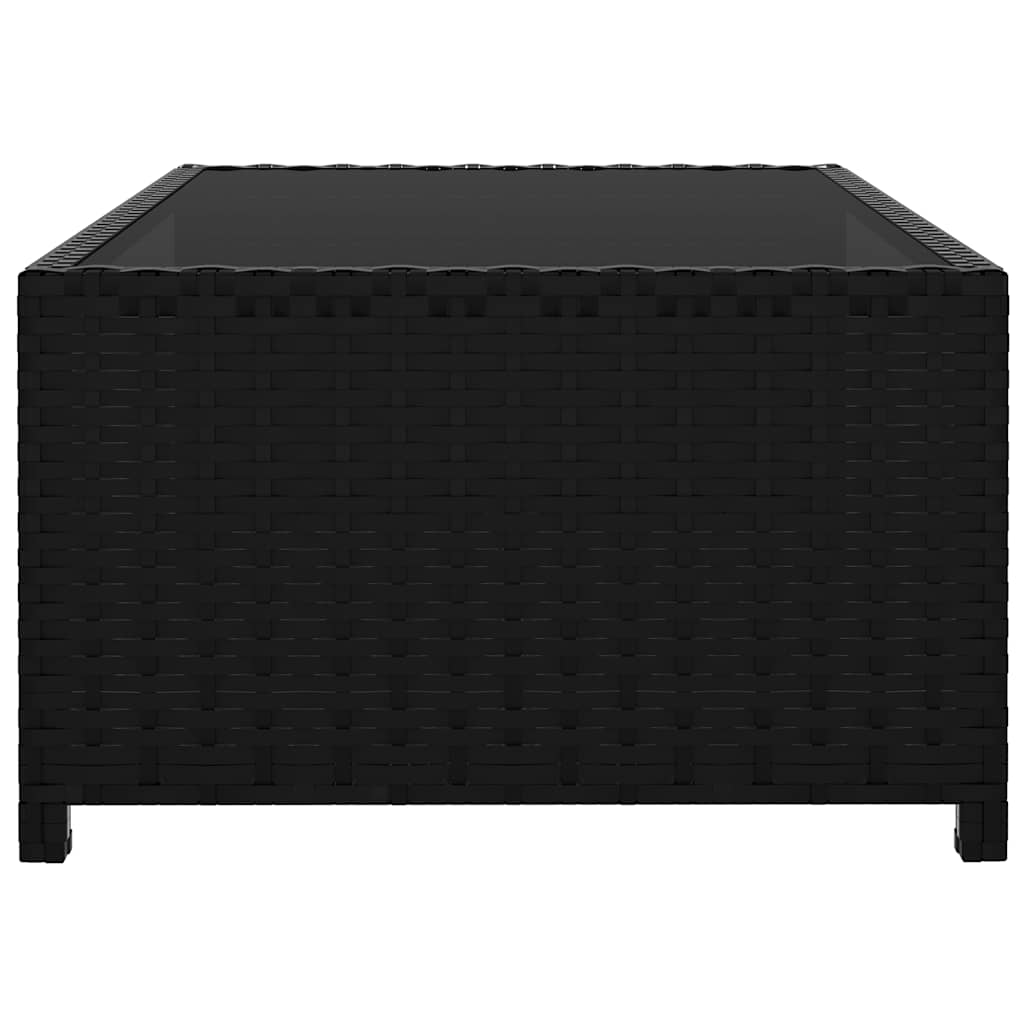 vidaXL Tuinstoelen 2 st verstelbaar met tafel poly rattan bruin
