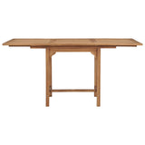 vidaXL Tuintafel verlengbaar (110-160)x80x75 cm massief teakhout