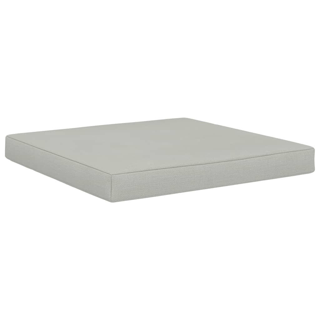 vidaXL Vloerpalletkussen 60x61,5x6 cm stof beige