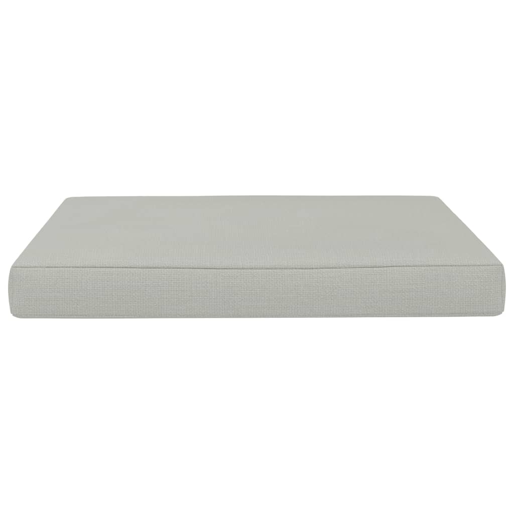 vidaXL Vloerpalletkussen 60x61,5x6 cm stof beige