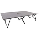 vidaXL Lit 2 personnes tapis d'encre acier vert