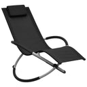 vidaXL Kids' Sun Lounger Steel Black