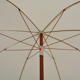 vidaXL Parasol met stalen paal 180 cm zandkleurig